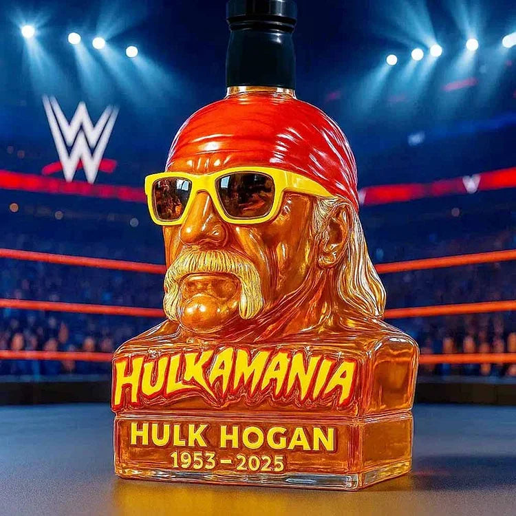 1953-as Hulk Hogan emlékére készült limitált kiadású whiskysüveg