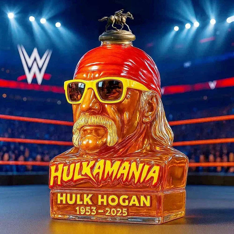 1953-as Hulk Hogan emlékére készült limitált kiadású whiskysüveg
