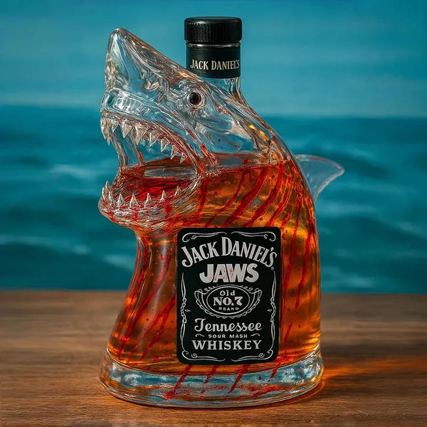 WHISKEYPEST | Limitált kiadású whiskey palack Shark Jaws évforduló