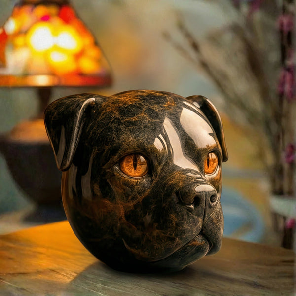 Fekete kutya - Misztikus fekete kutya szobor