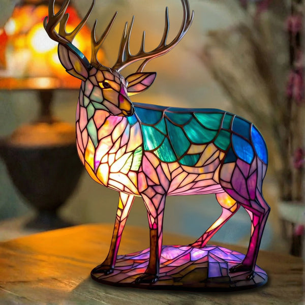 Szarvas motívumos strandlámpa